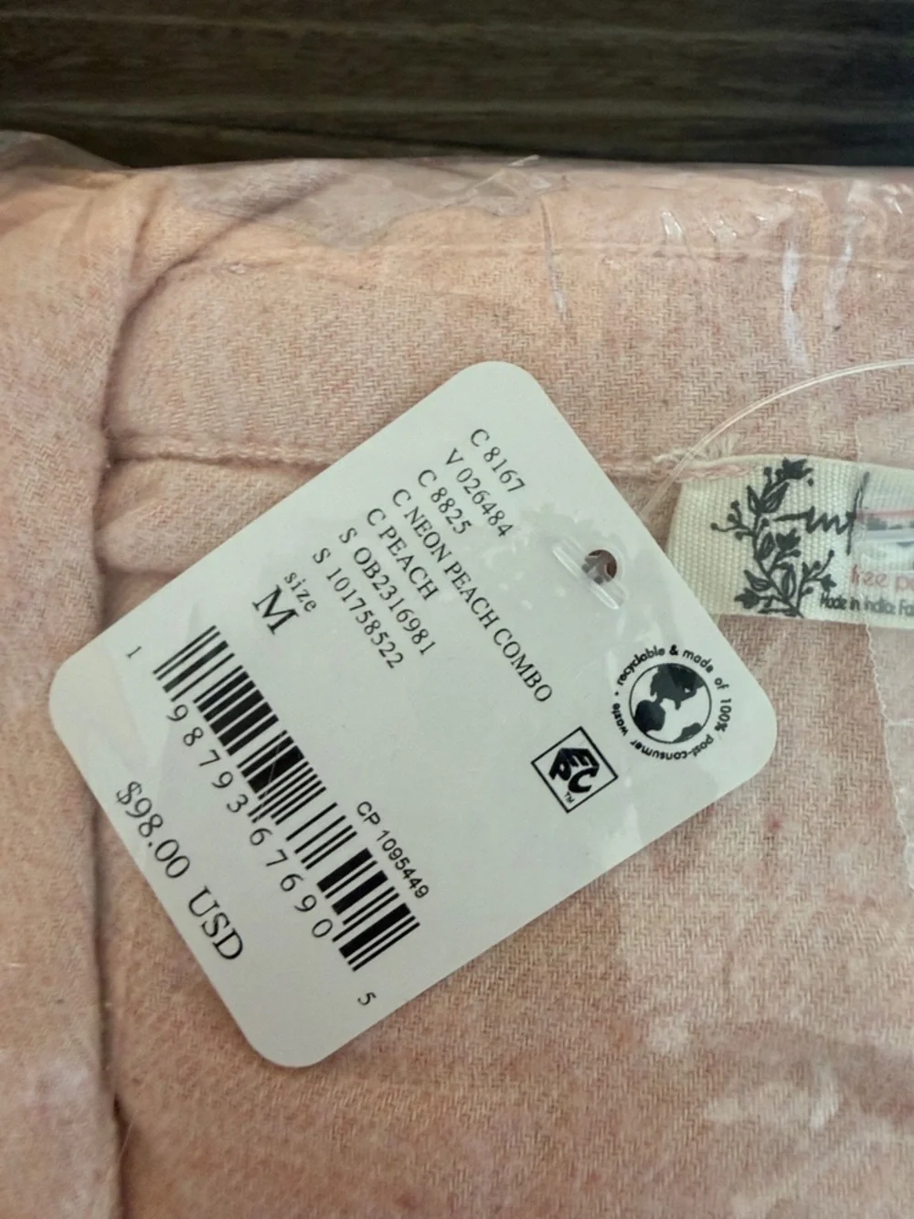 Free People Close To Home Flannel Pajamas Set